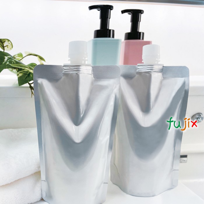 DP16-TA0400 夢パック スパウトパウチ(キャップ付) スタンド袋 120×205(34.5mm 600枚／ケース スパウト口内径16mm 食品OK 日本製 カウパック