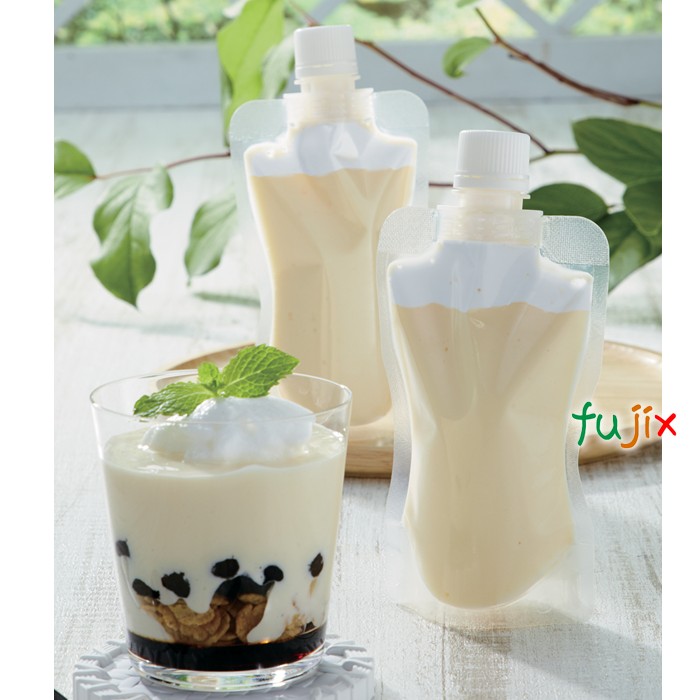 DP16-TB0131 夢パック スパウトパウチ(キャップ付) スタンド袋 90×140(27)mm 600枚／ケース スパウト口内径16mm 食品OK 日本製 カウパック