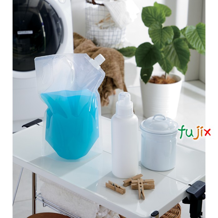 DP16-TN3000C 夢パック スパウトパウチ(キャップ付) スタンド袋 250×350(59.5)mm 300枚／ケース スパウト口内径16mm 食品OK 日本製 カウパック