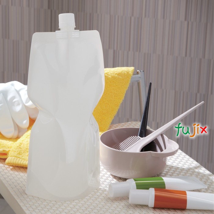 DP16-TW1000 夢パック スパウトパウチ(キャップ付) スタンド袋 150×270(41)mm 300枚／ケース スパウト口内径16mm 食品不可 日本製 カウパック