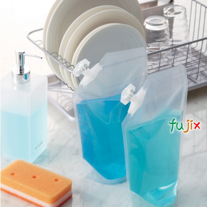 DPN-0800 夢パック スパウトパウチ(キャップ付) スタンド袋 160×260(40.5)mm 600枚／ケース スパウト口内径11mm 食品OK 日本製 カウパック