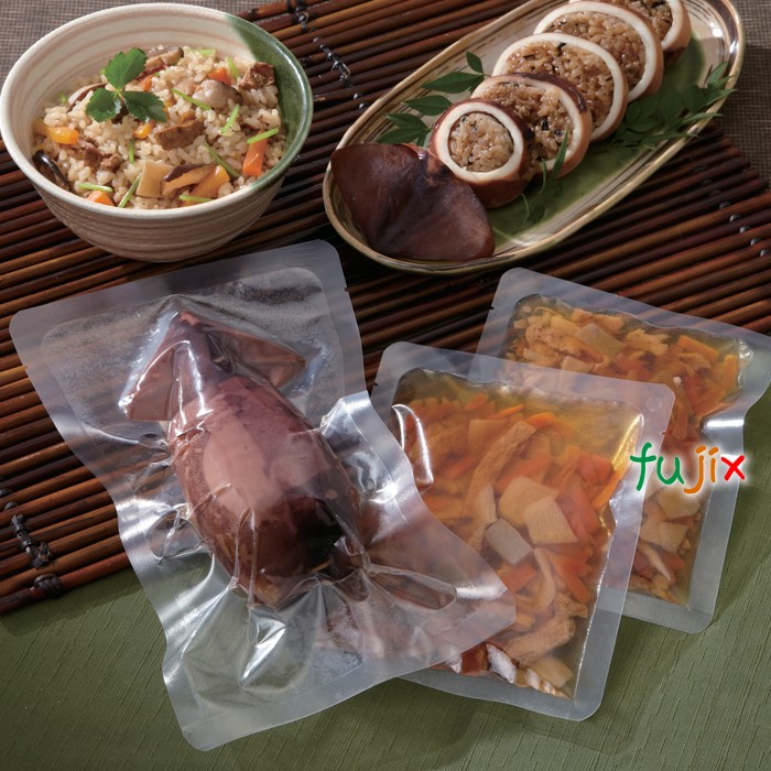 EACF-2435 三方シール袋 240×350mm 1000枚／ケース 食品OK ナイロンポリ 日本製 カウパック