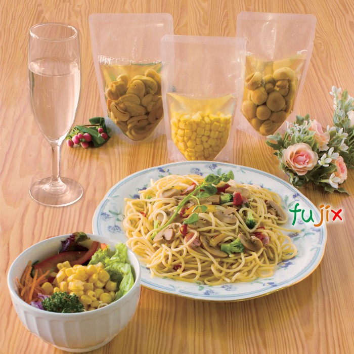 ESCF-TN0300 スタンド袋 120×180(34.5)mm 2000枚／ケース 食品OK スタンドパウチ 袋 日本製 カウパック