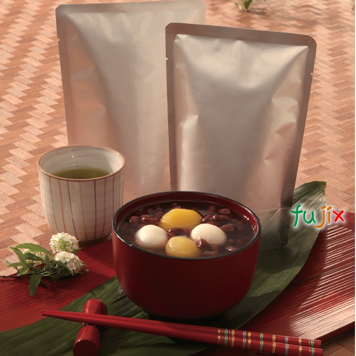 NACF-TA0200 スタンド袋 110×160(33.5)mm 2400枚／ケース 食品OK スタンドパウチ 袋 日本製 カウパック