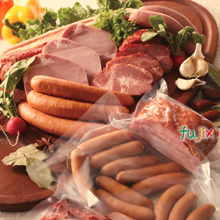 NHP-1445 三方シール袋 140×450mm 1400枚／ケース 食品OK ナイロンポリ 日本製 カウパック